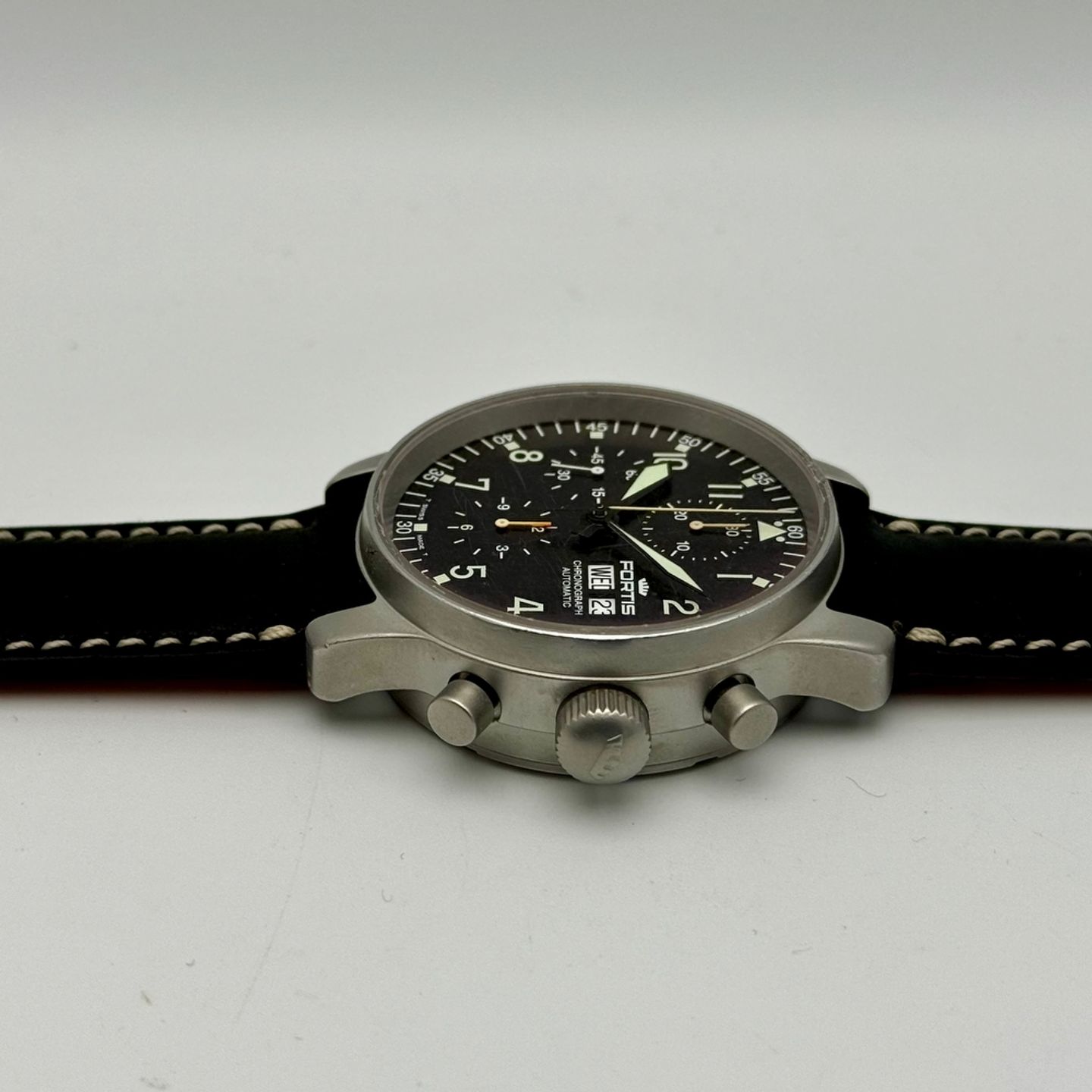 Fortis Flieger 597.10.141.1 (Unknown (random serial)) - Black dial 42 mm Steel case (6/8)