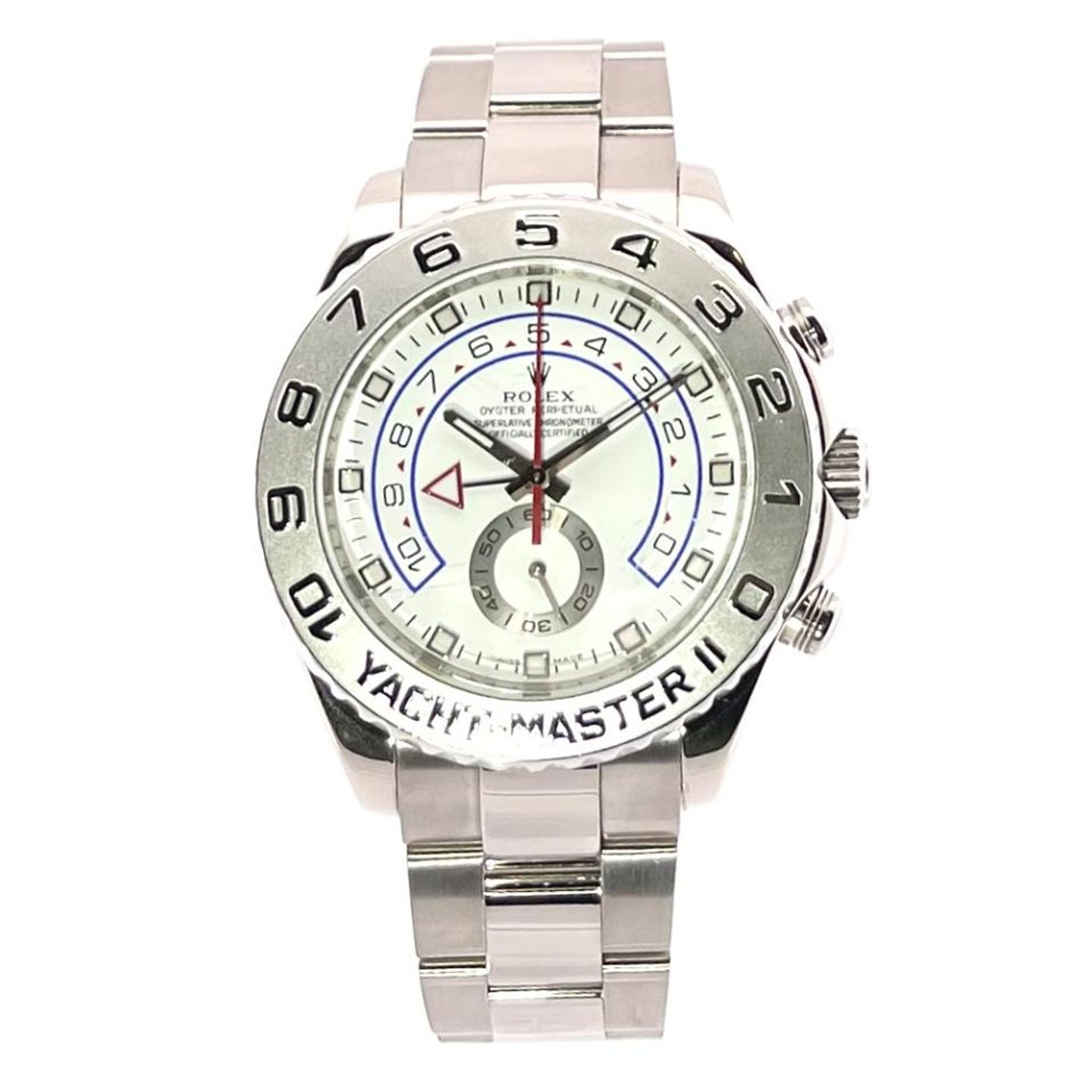 Rolex Yacht-Master II 116689 (2011) - White dial 44 mm White Gold case (2/8)