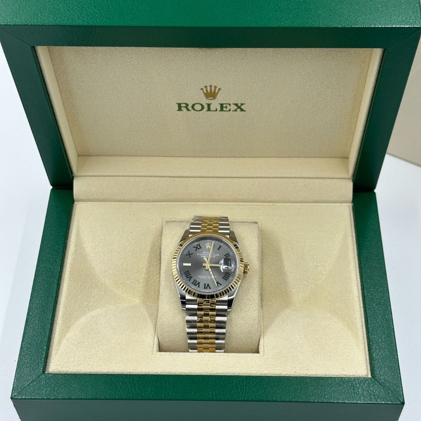 Rolex Datejust 36 126233 (2023) - Grey dial 36 mm Steel case (4/8)