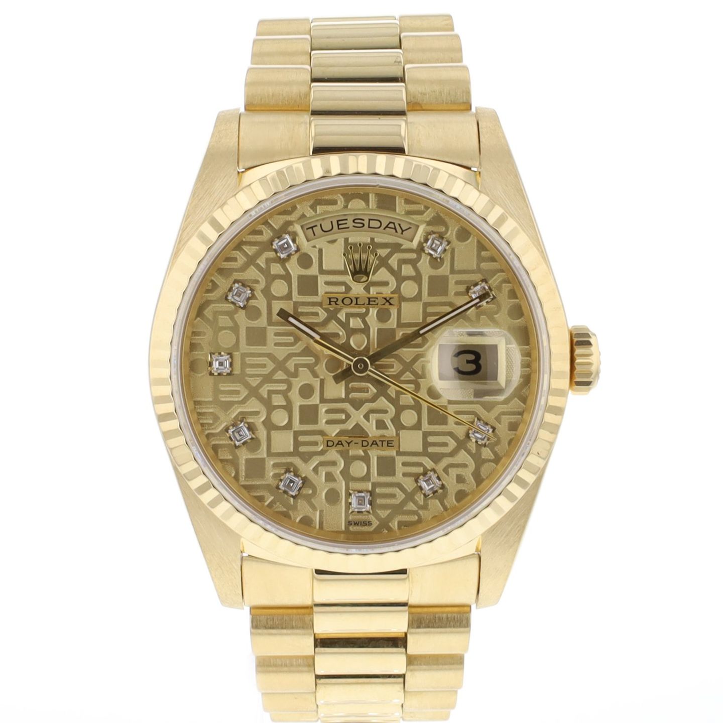 Rolex Day-Date 36 18238 (1990) - 36 mm Yellow Gold case (1/6)