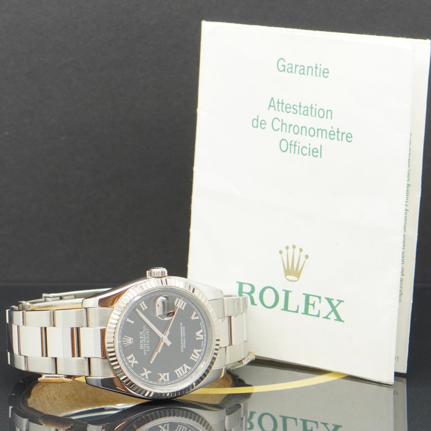 Rolex Datejust 36 116234 (2005) - Black dial 36 mm Steel case (5/7)