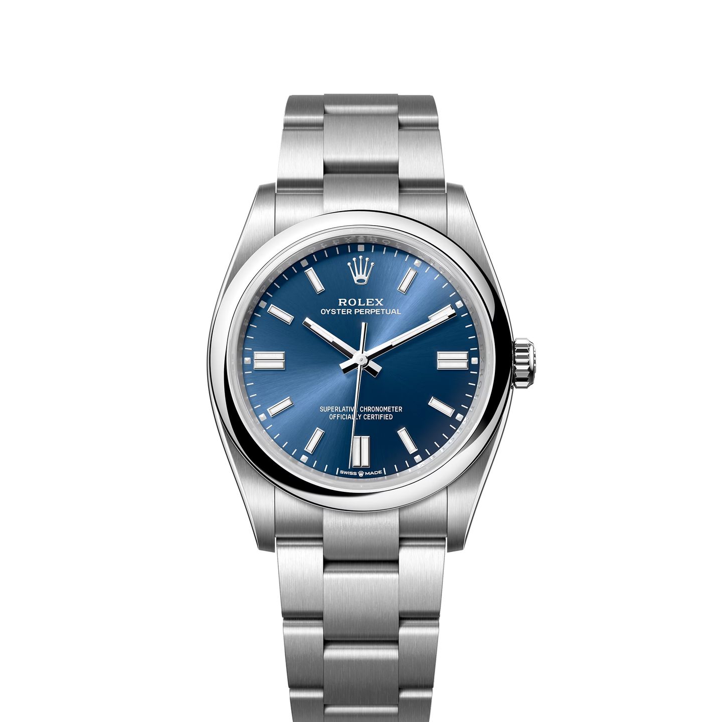 Rolex Oyster Perpetual 36 126000 (2023) - Blauw wijzerplaat 36mm Staal (1/8)