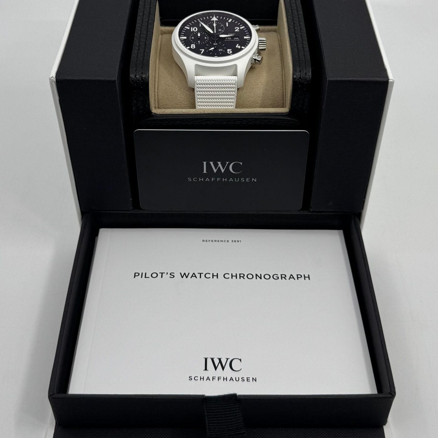 IWC Pilot Chronograph Top Gun IW389105 (2025) - Zwart wijzerplaat 45mm Keramiek (4/8)