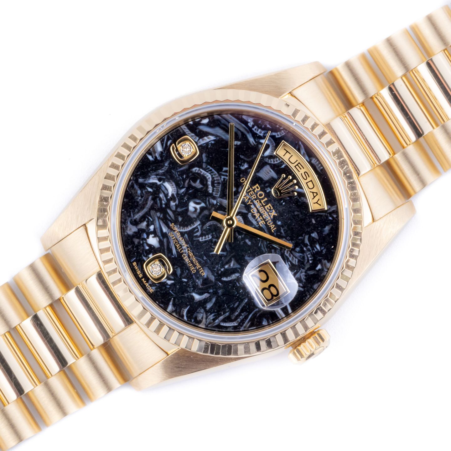 Rolex Day-Date 36 18238 (1990) - 36 mm Yellow Gold case (1/8)