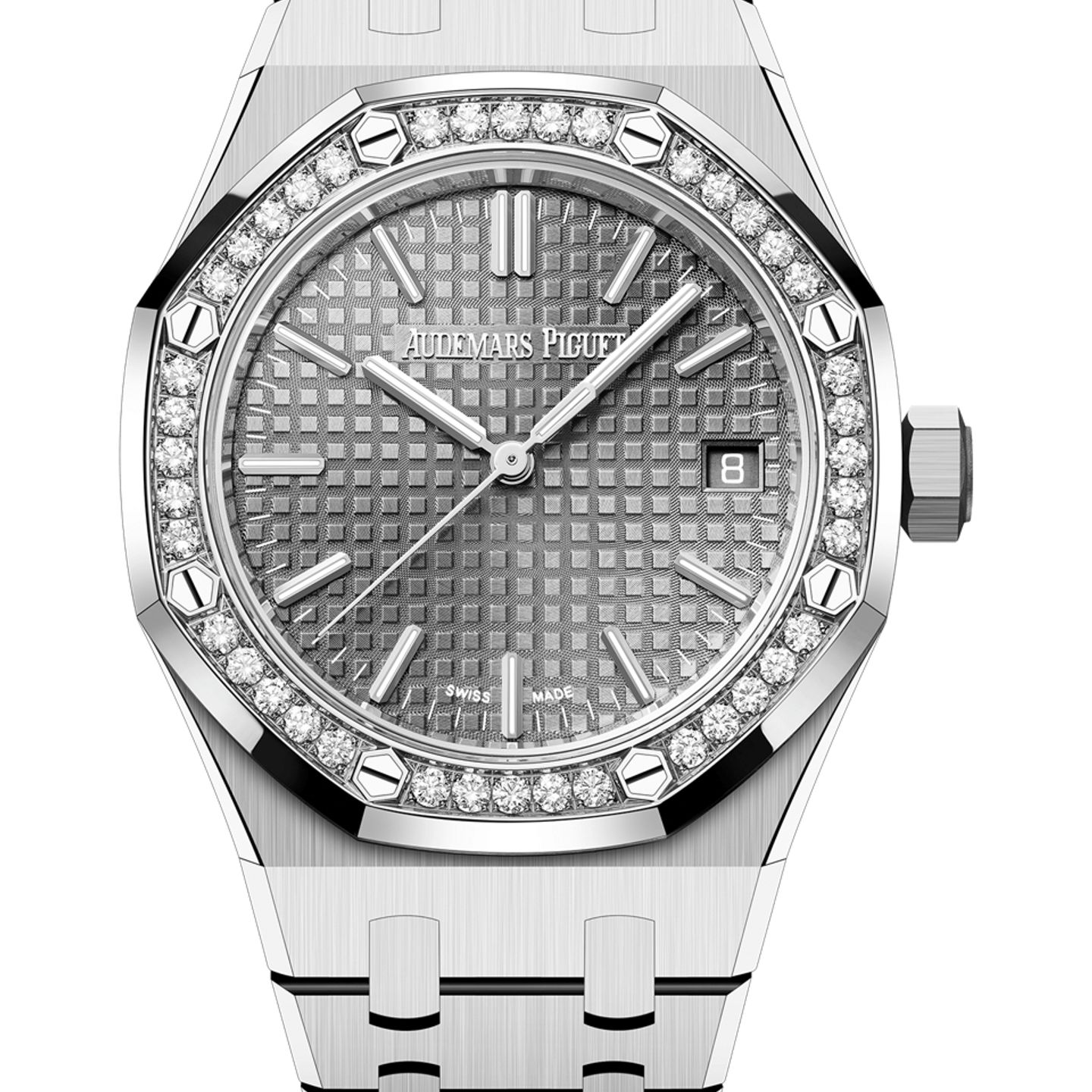 Audemars Piguet Royal Oak Selfwinding 15551ST.ZZ.1356ST.03 (2025) - Grey dial 37 mm Steel case (1/1)