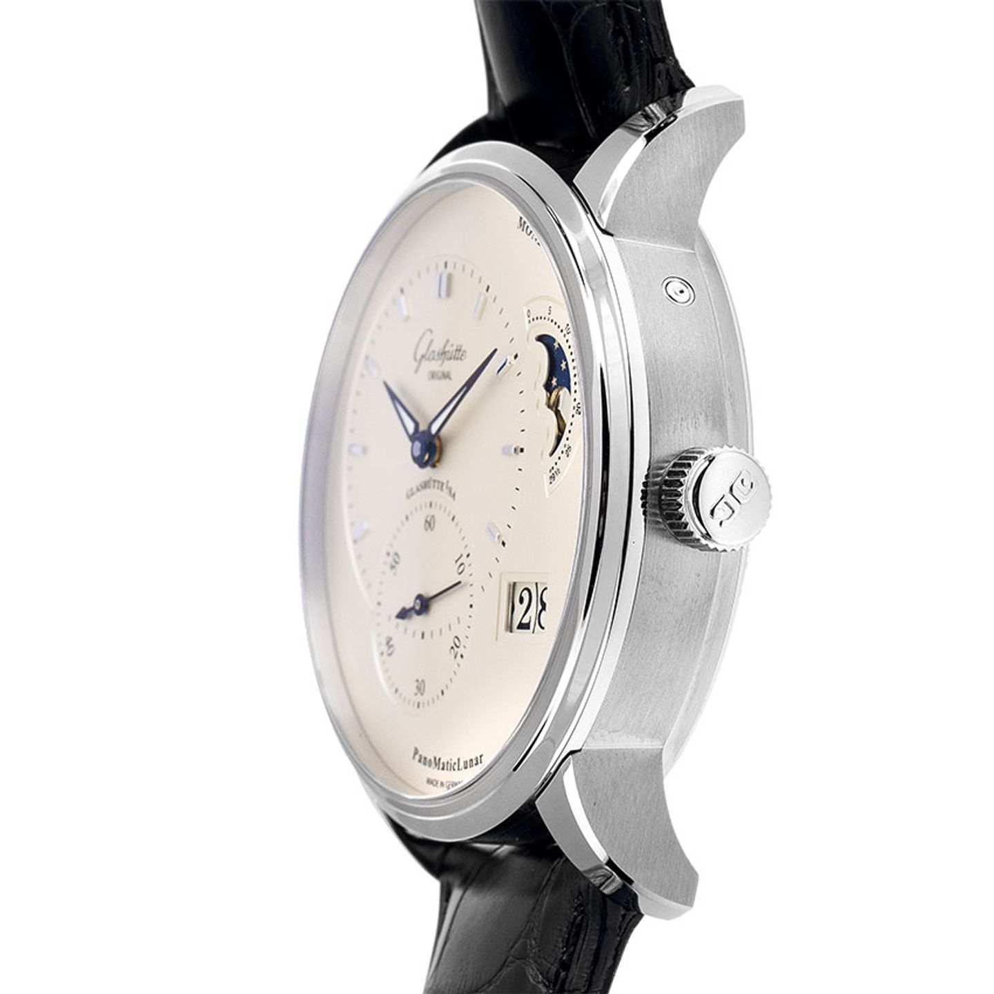 Glashütte Original PanoMaticLunar 1-90-02-42-32-61 (2026) - Silver dial 40 mm Steel case (4/7)