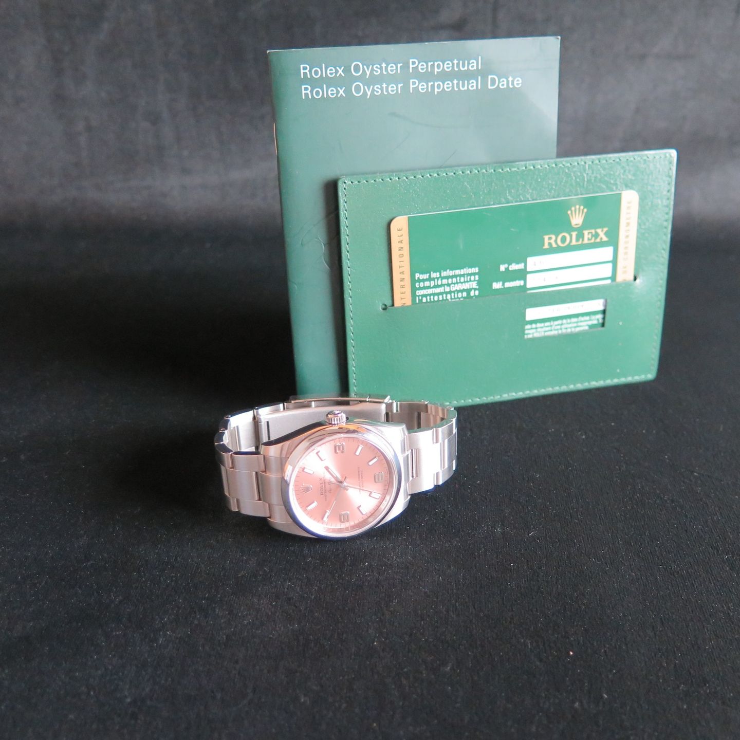 Rolex Oyster Perpetual 34 114200 (2014) - Pink dial 34 mm Steel case (8/8)