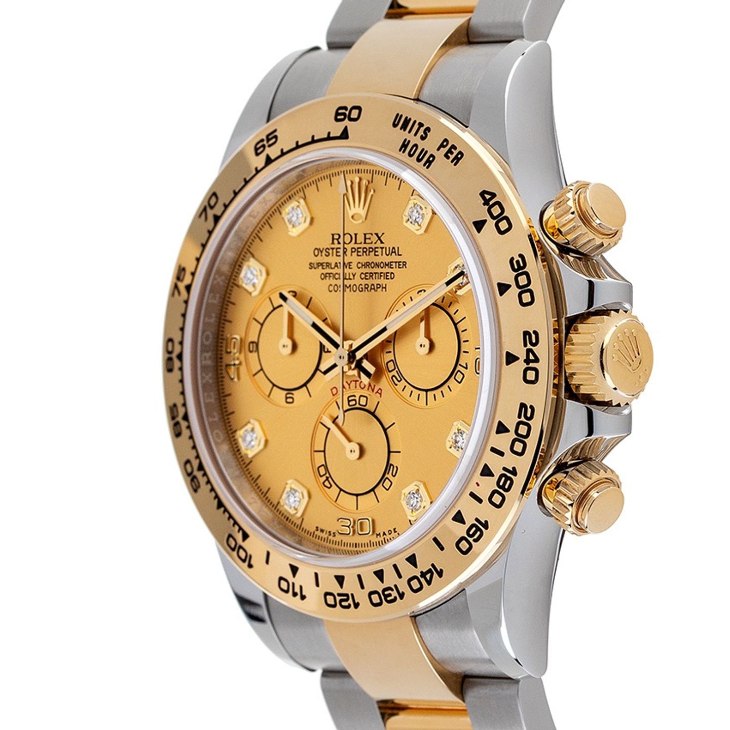 Rolex Daytona 116503 (2019) - Champagne dial 40 mm Gold/Steel case (4/7)