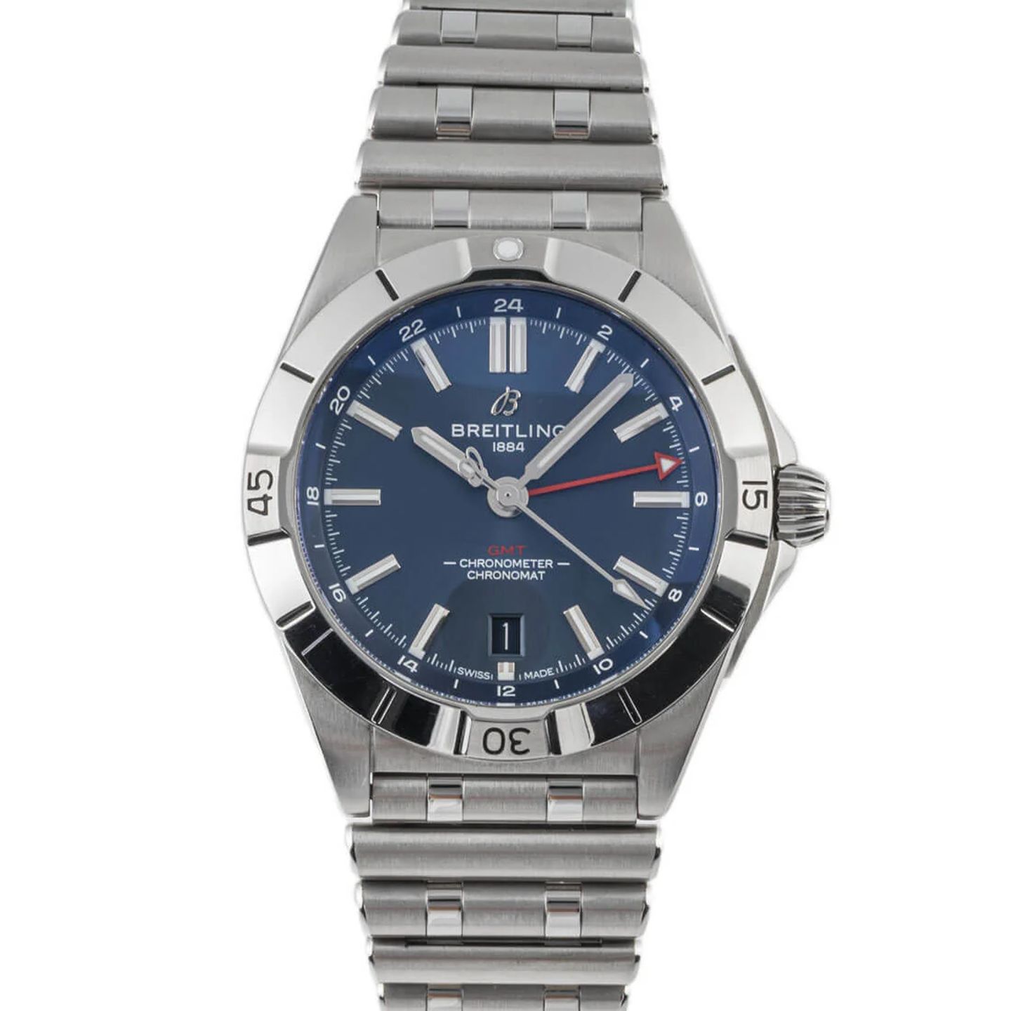 Breitling Chronomat A32398101C1A1 (2023) - Blauw wijzerplaat 40mm Staal (1/2)