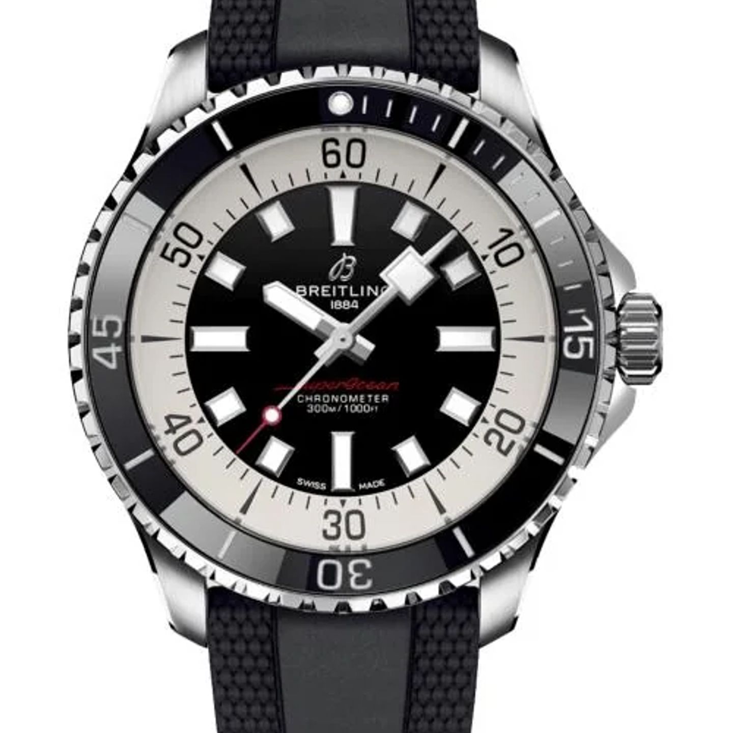Breitling Superocean 44 A17376211B1S1 (2026) - Zwart wijzerplaat 44mm Staal (1/1)