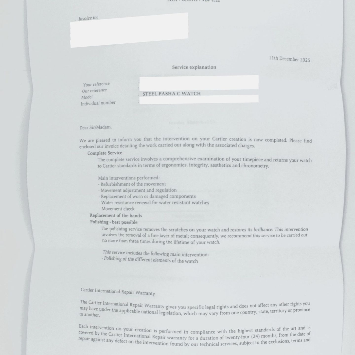 Cartier Pasha C 2475 - (6/8)