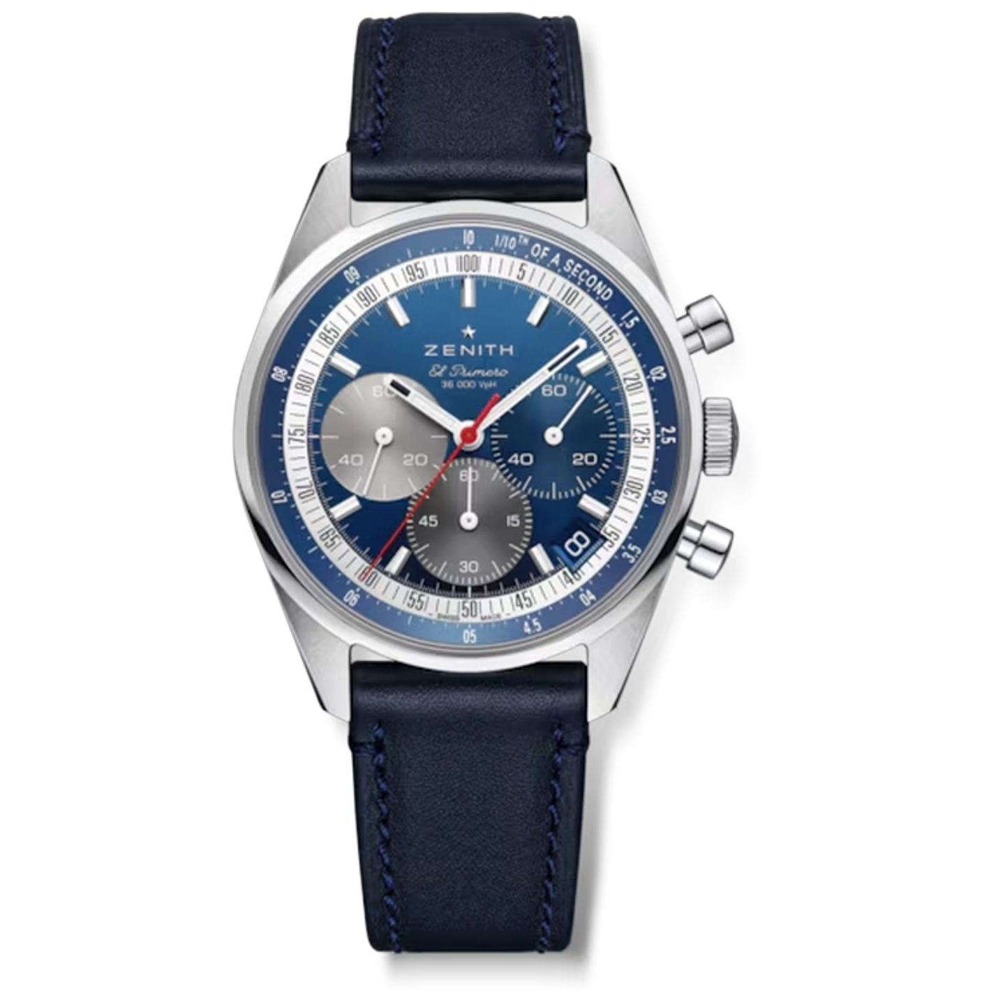 Zenith Chronomaster Original 03.3200.3600/52.C910 (2026) - Blauw wijzerplaat 38mm Staal (1/1)