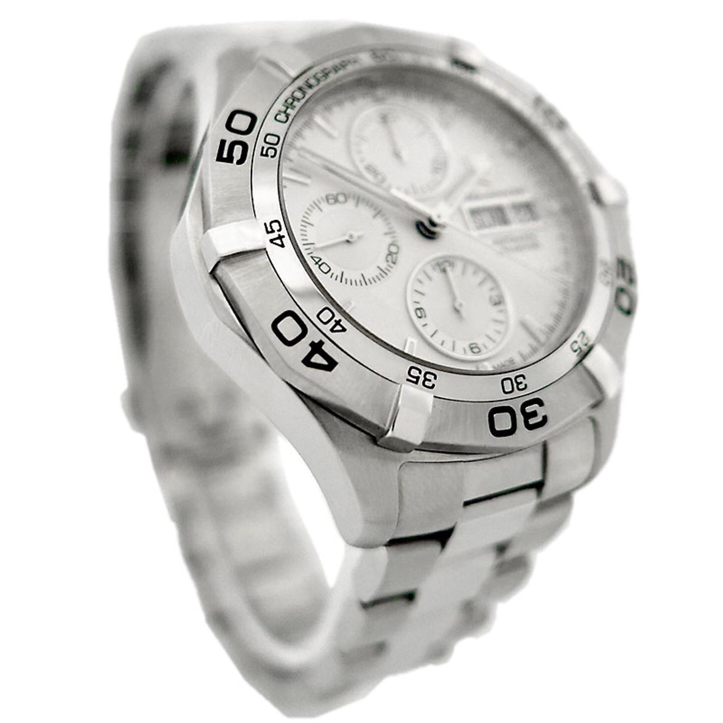 TAG Heuer Aquaracer 300M CAF2110 (2013) - White dial 43 mm Steel case (3/5)