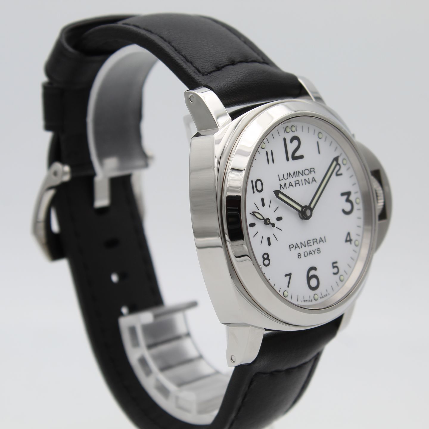 Panerai Luminor Marina 8 Days PAM00563 (2018) - White dial 44 mm Steel case (2/8)