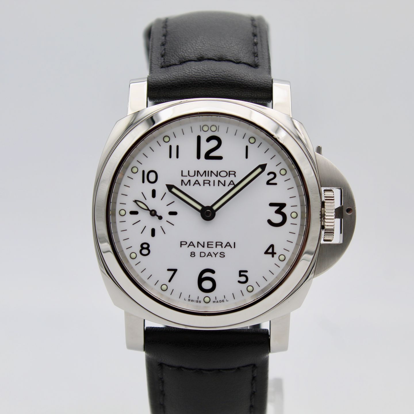 Panerai Luminor Marina 8 Days PAM00563 (2018) - White dial 44 mm Steel case (1/8)