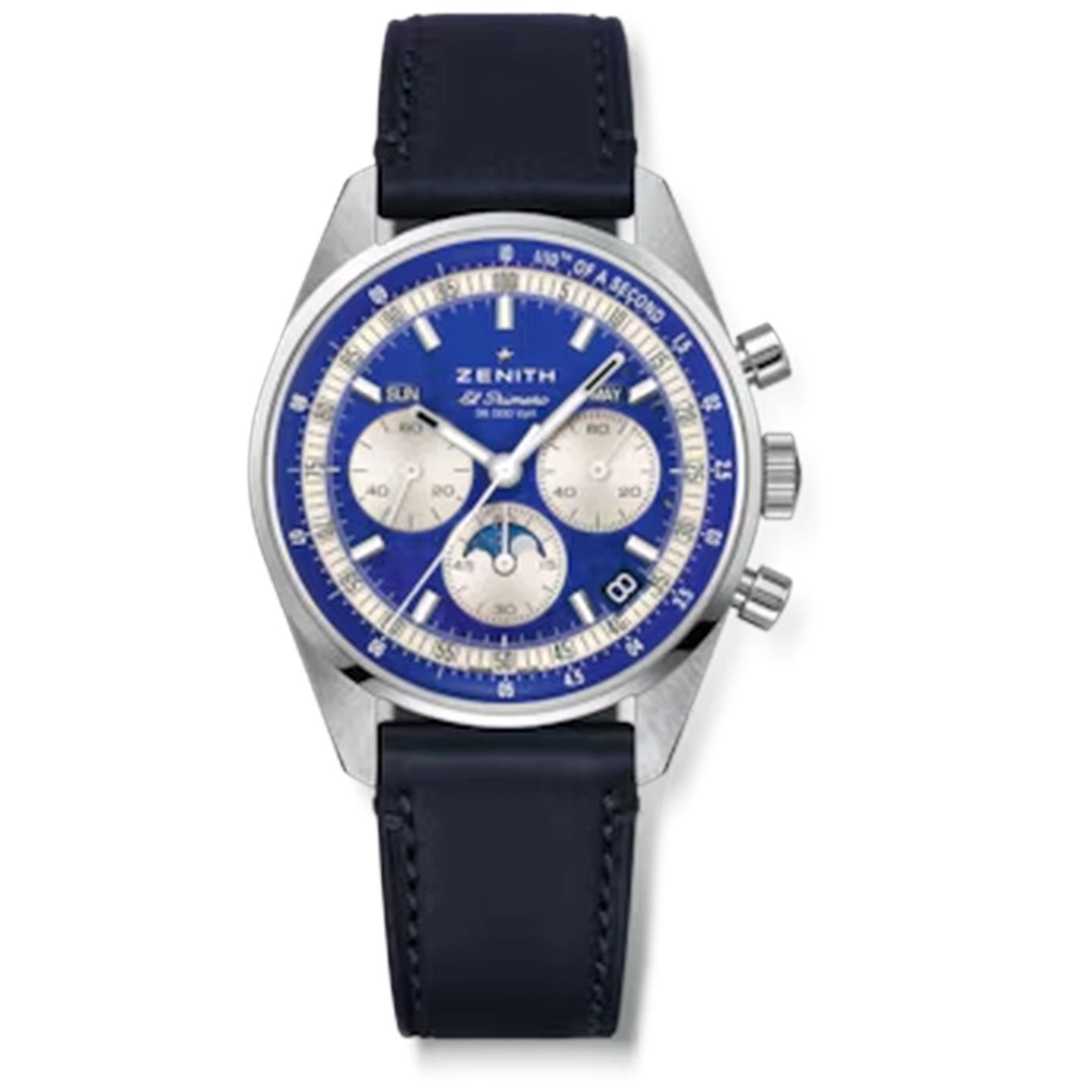 Zenith Chronomaster Original 03.3400.3610/51.C910 (2026) - Blauw wijzerplaat 38mm Staal (1/1)