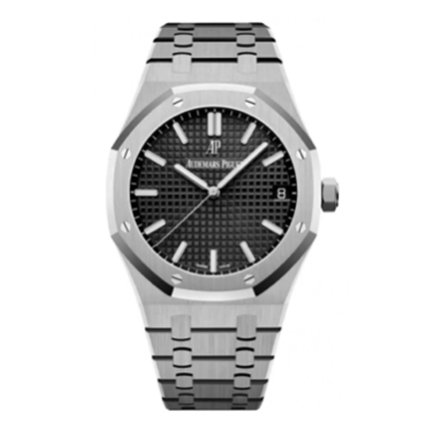 Audemars Piguet Royal Oak Selfwinding 15500ST.OO.1220ST.03 (2021) - Zwart wijzerplaat 41mm Staal (1/2)