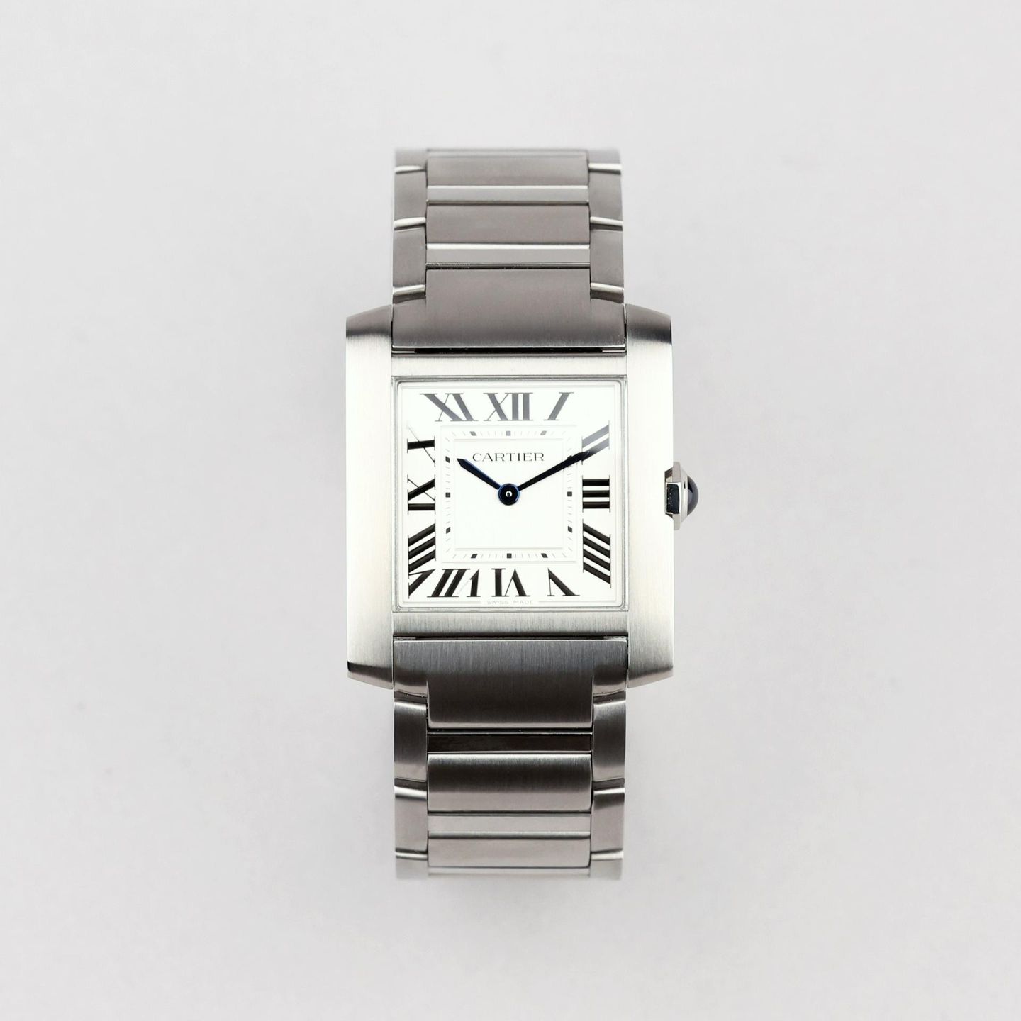 Cartier Tank Française WSTA0074 (2026) - Silver dial 32 mm Steel case (1/8)