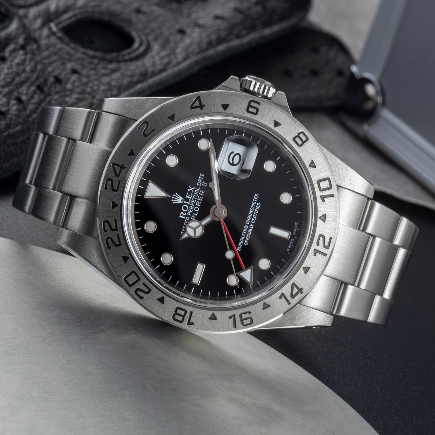 Rolex Explorer II 16570 (Onbekend (willekeurig serienummer)) - 40mm Staal (2/8)
