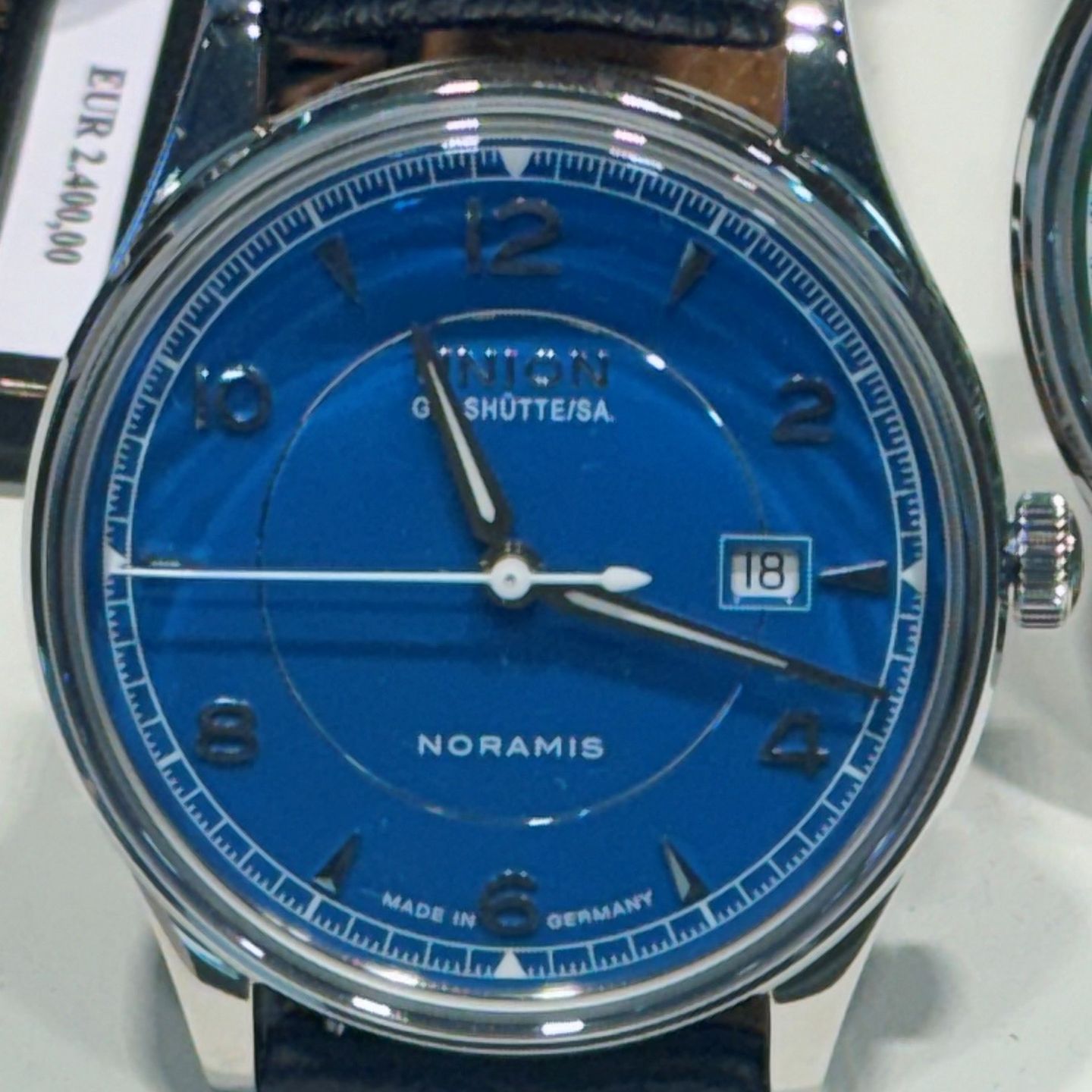 Union Glashütte Noramis Date D016.407.16.047.00 (2024) - Blue dial 41 mm Steel case (1/1)