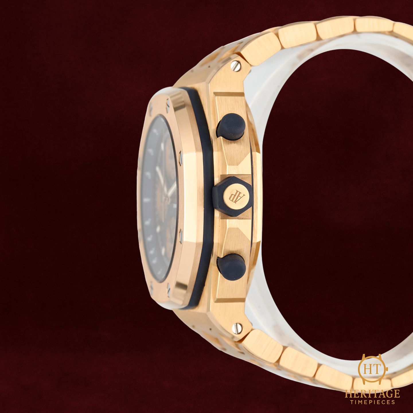 Audemars Piguet Royal Oak Offshore 26238OR.OO.2000OR.01 (2021) - Blauw wijzerplaat 42mm Roségoud (4/8)