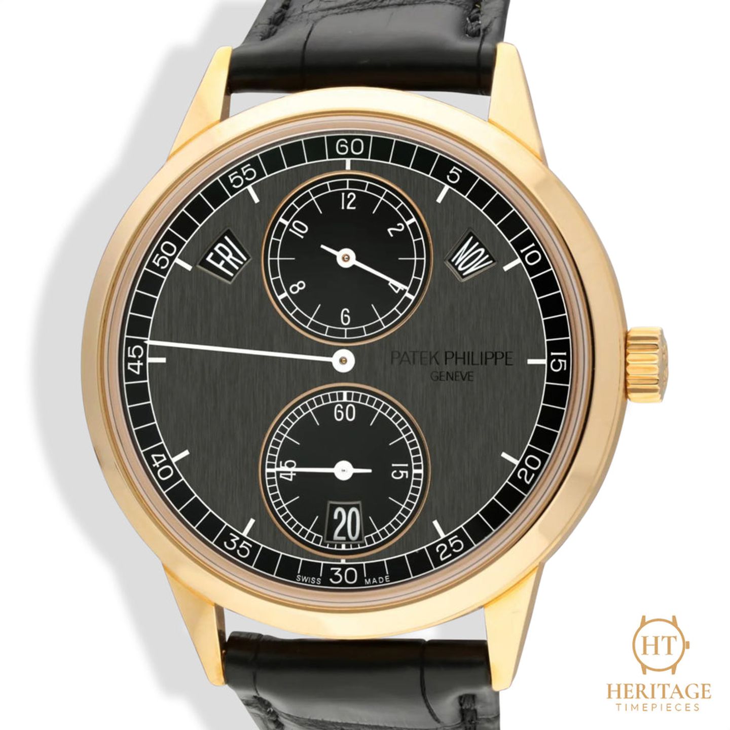 Patek Philippe Annual Calendar Unknown (Unknown (random serial)) - Black dial 41 mm Rose Gold case (2/8)