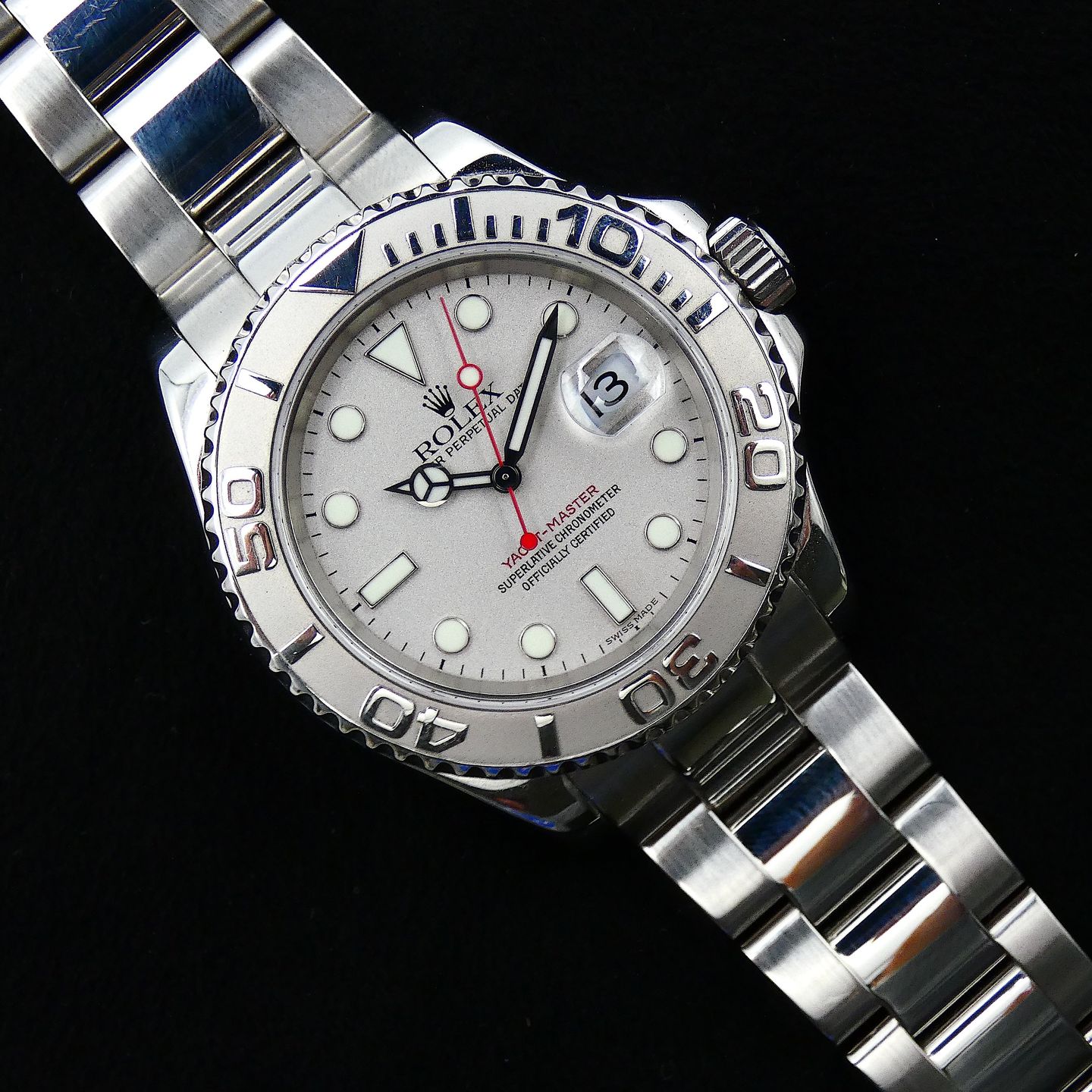 Rolex Yacht-Master 40 16622 (2005) - Silver dial 40 mm Steel case (1/5)