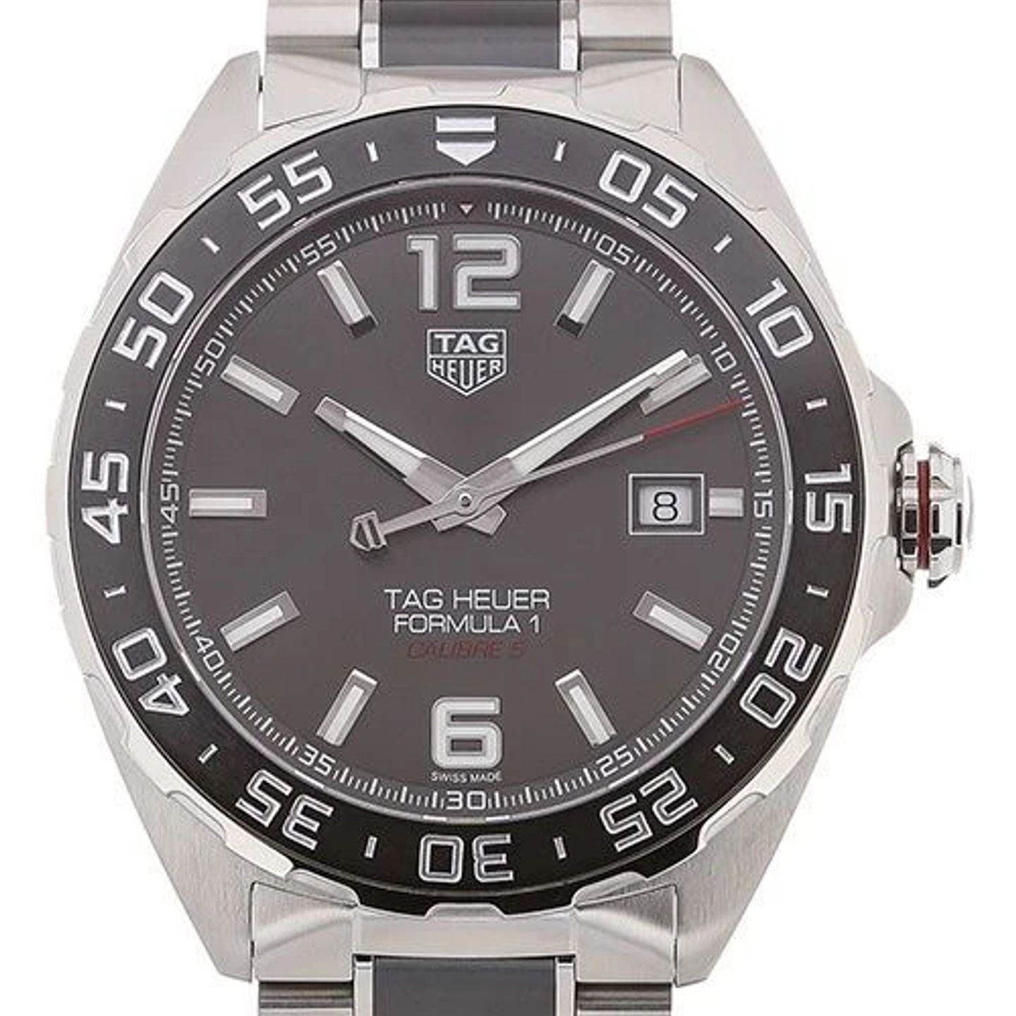 TAG Heuer Formula 1 Calibre 5 WAZ2011.BA0843 (2024) - Grey dial 43 mm Steel case (2/4)