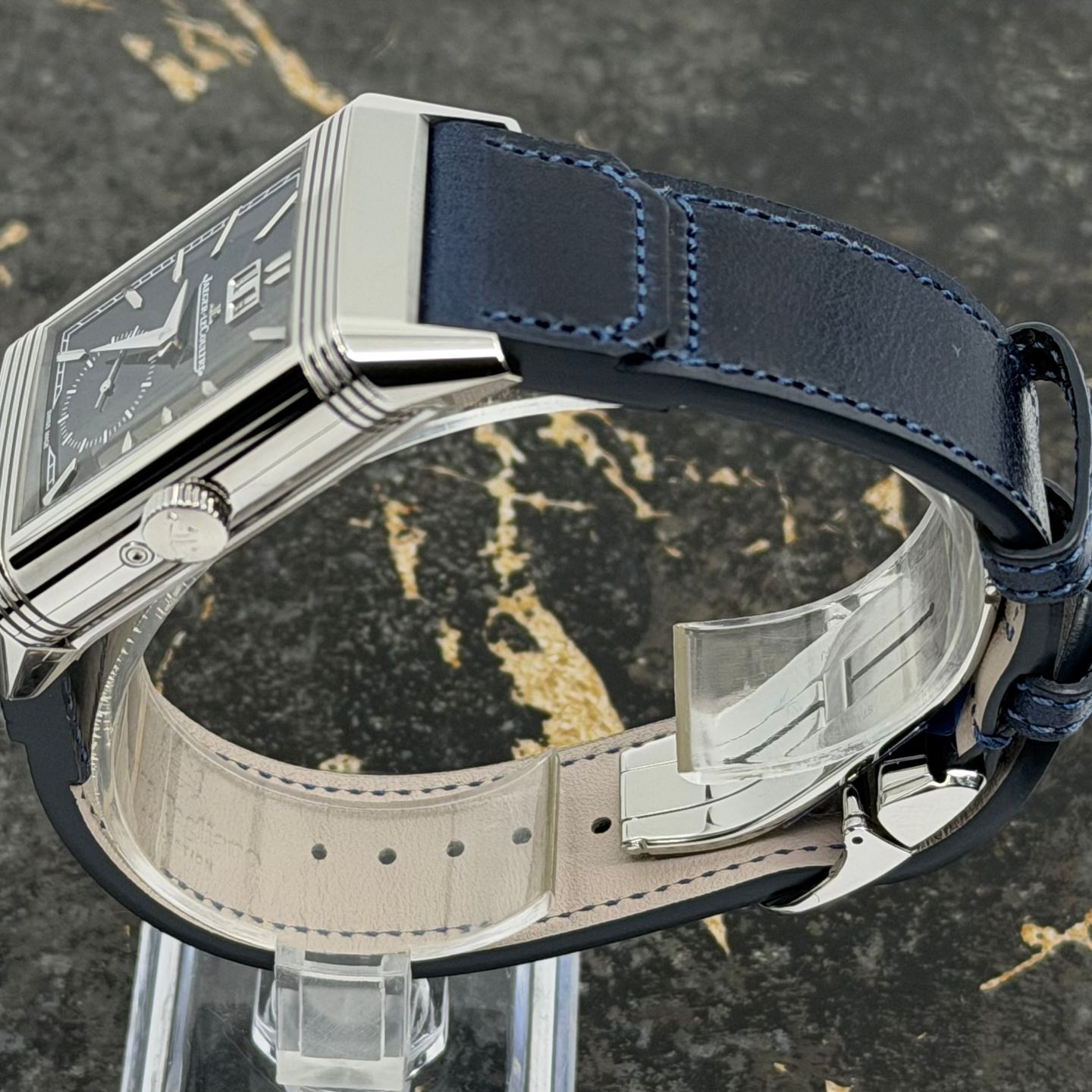 Jaeger-LeCoultre Reverso Q714845J (2026) - Blue dial 30 mm Steel case (6/8)