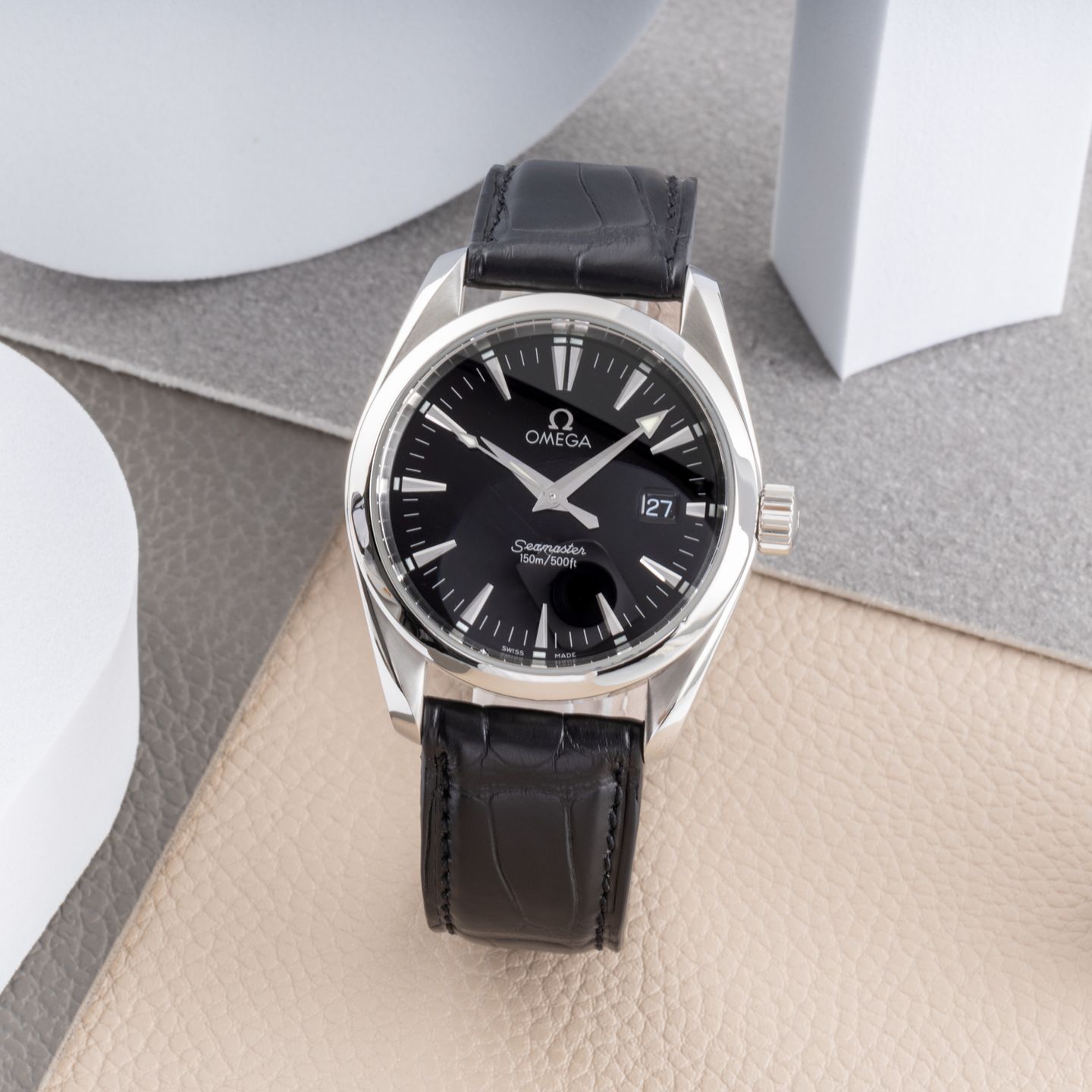 Omega Seamaster Aqua Terra 2518.50.00 (1998) - Black dial 36 mm Steel case (1/8)