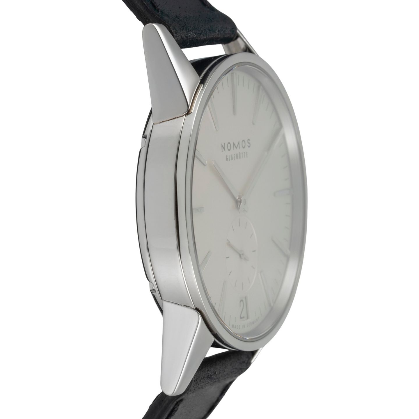 NOMOS Zürich Datum 802 (Unknown (random serial)) - White dial 40 mm Steel case (7/8)