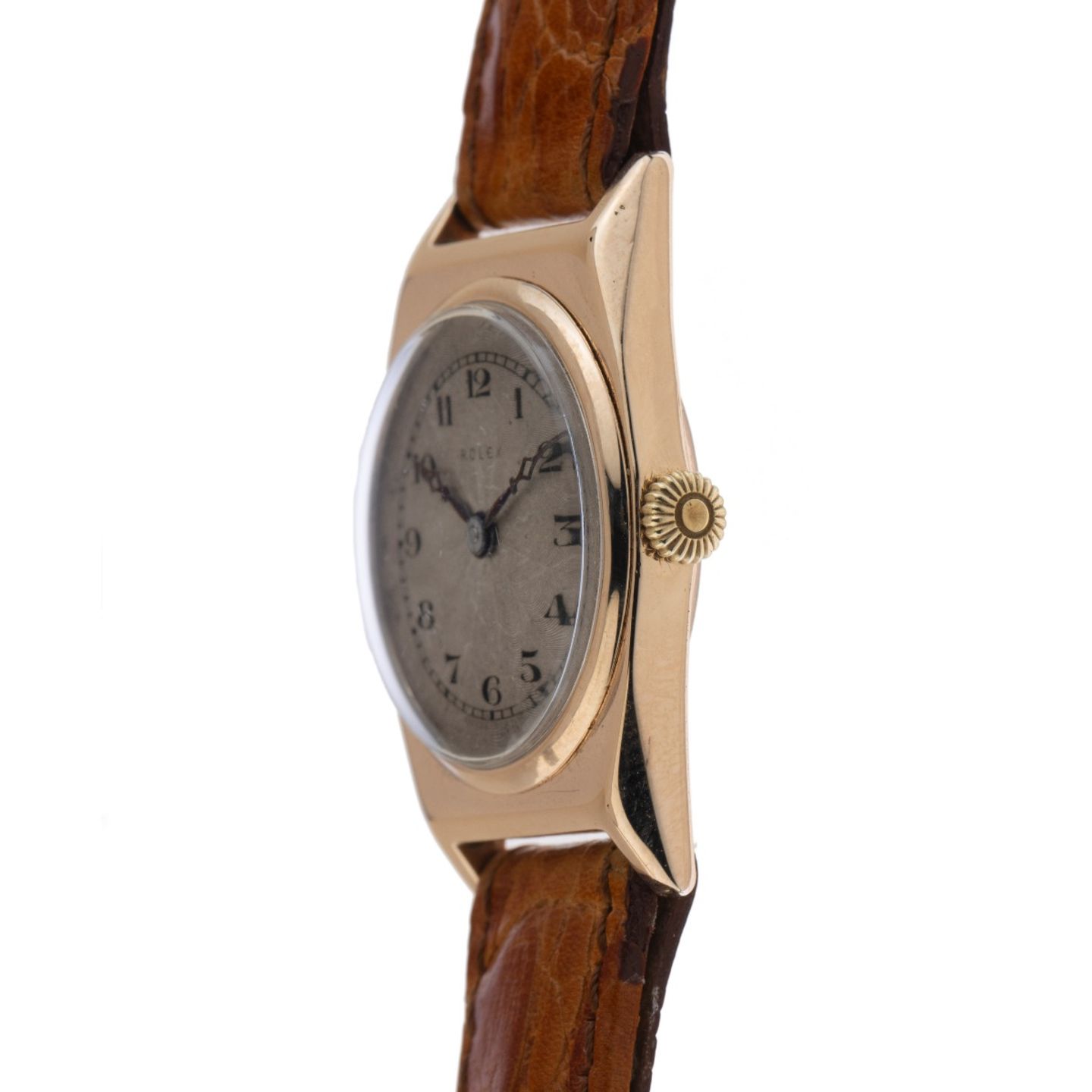 Rolex Vintage 5551 (1925) - Goud wijzerplaat 26mm Roségoud (4/8)