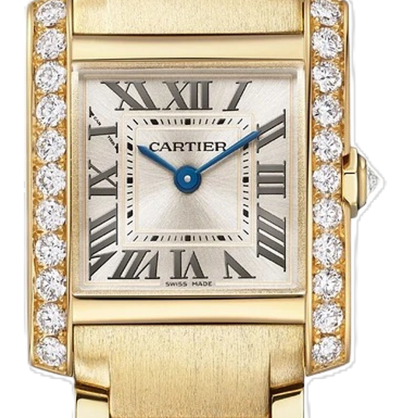 Cartier Tank Française WJTA0039 (2025) - Champagne dial 26 mm Yellow Gold case (1/1)