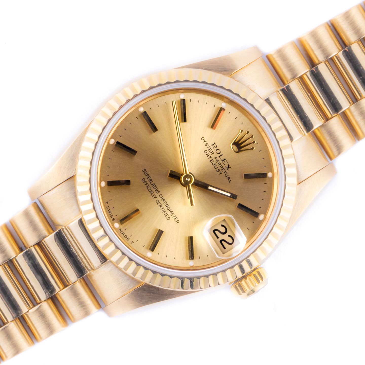 Rolex Datejust 31 68278 (1985) - 31 mm Yellow Gold case (1/8)