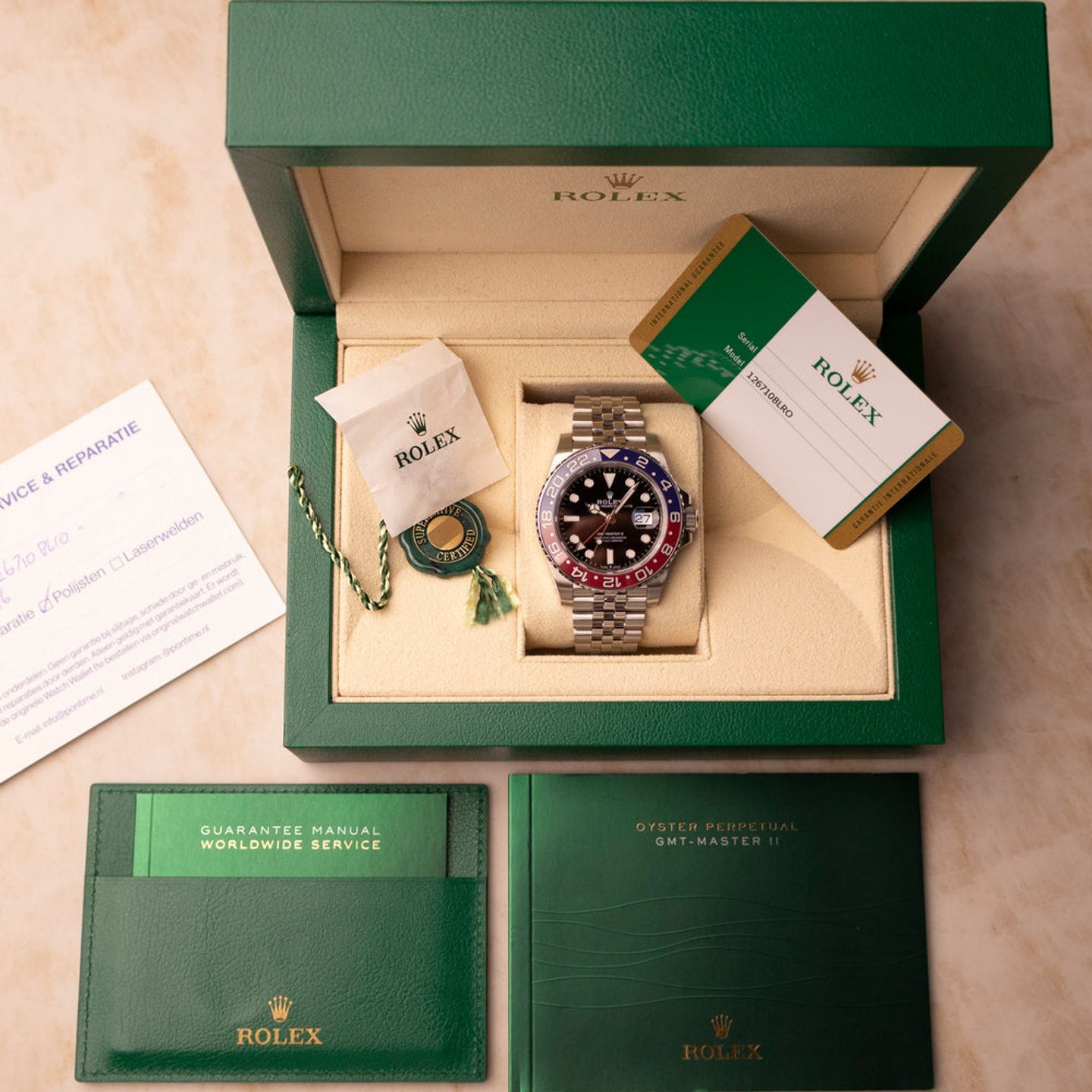 Rolex GMT-Master II 126710BLRO (2018) - Black dial 40 mm Steel case (8/8)