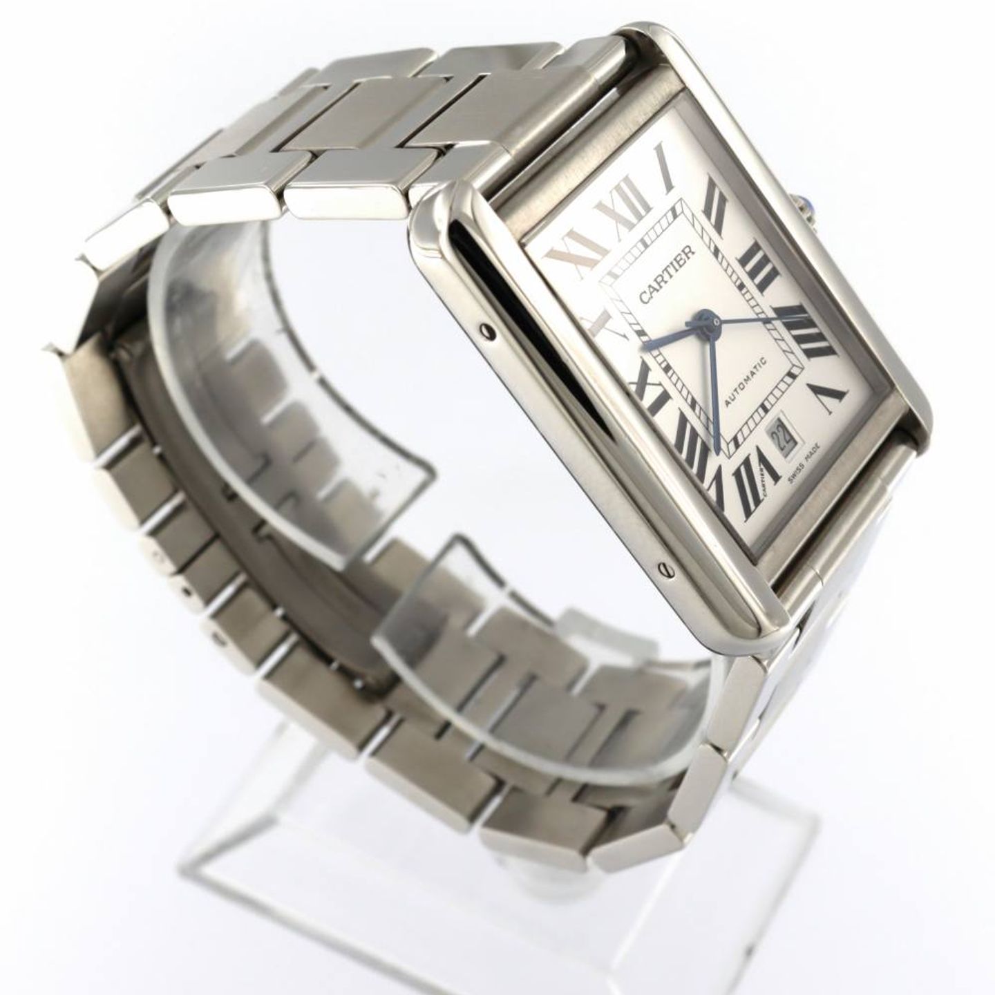 Cartier Tank Solo W5200028 (2016) - Silver dial 31 mm Steel case (3/6)