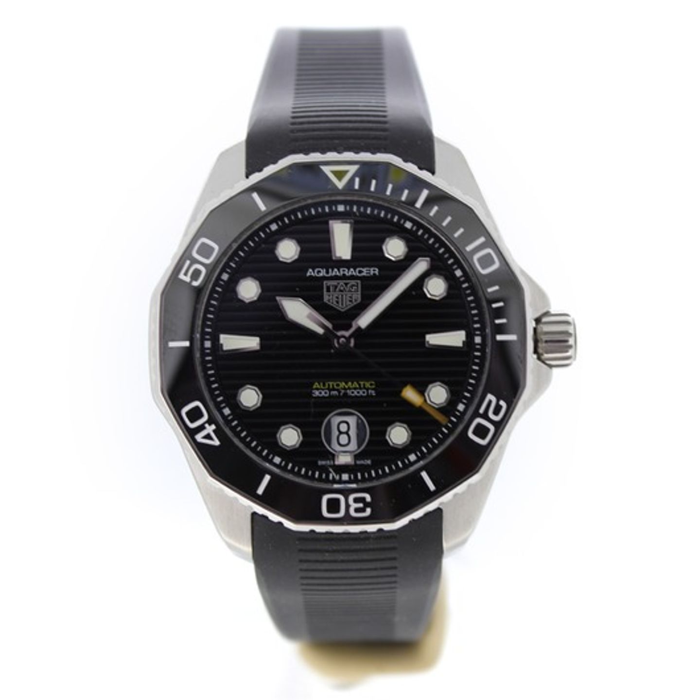 TAG Heuer Aquaracer 300M WBP201A.FT6197 (2024) - Zwart wijzerplaat 43mm Staal (7/7)