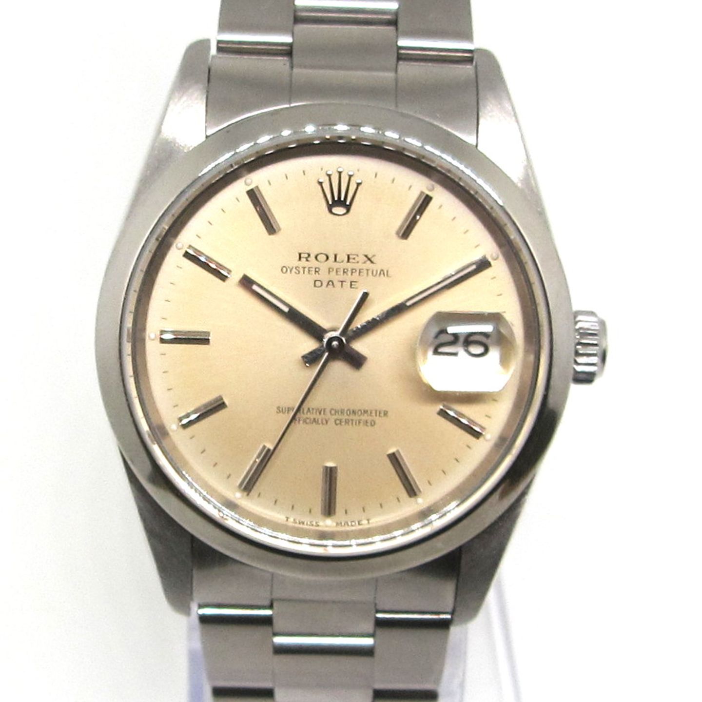 Rolex Oyster Perpetual Date 15200 (1990) - 34 mm Steel case (1/6)