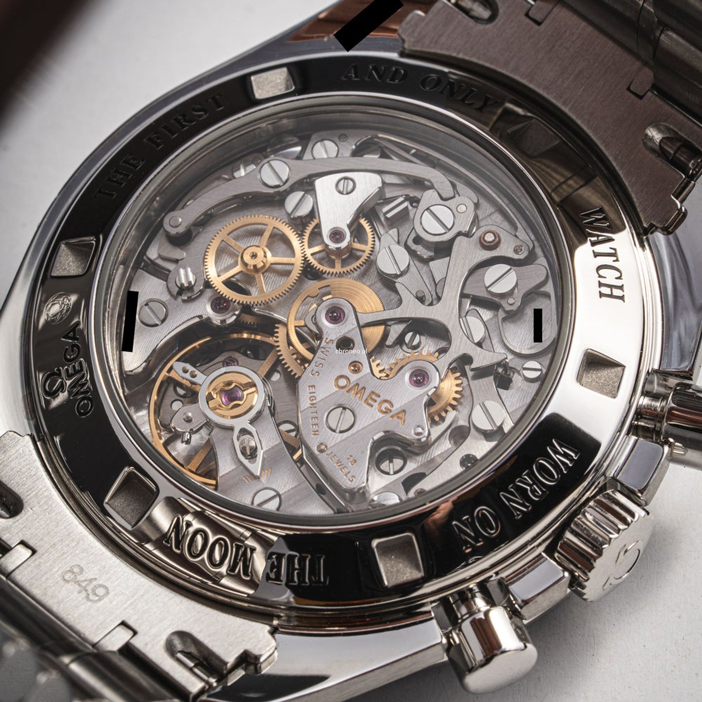 Omega Speedmaster Professional Moonwatch 311.30.42.30.13.001 (2011) - Brown dial 42 mm Steel case (3/8)