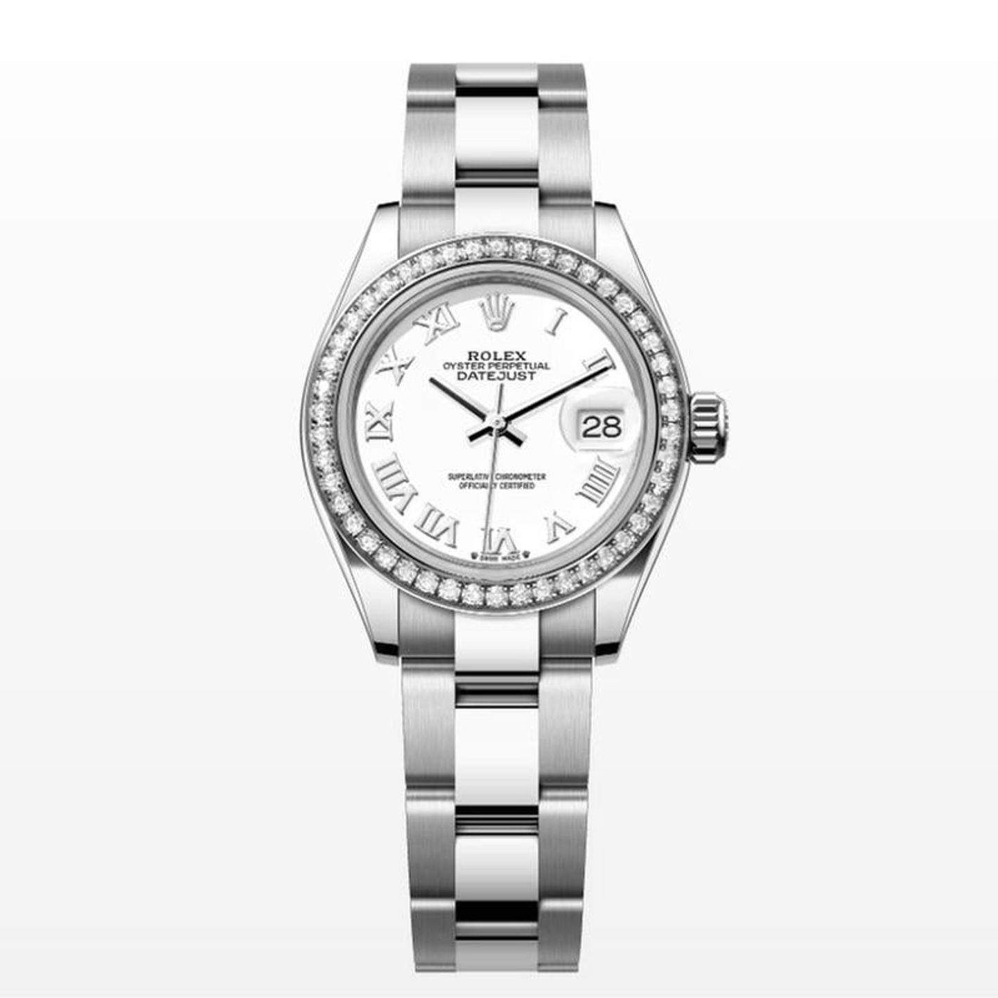 Rolex Lady-Datejust 279384RBR WHITE ROMAN OYS - (1/1)