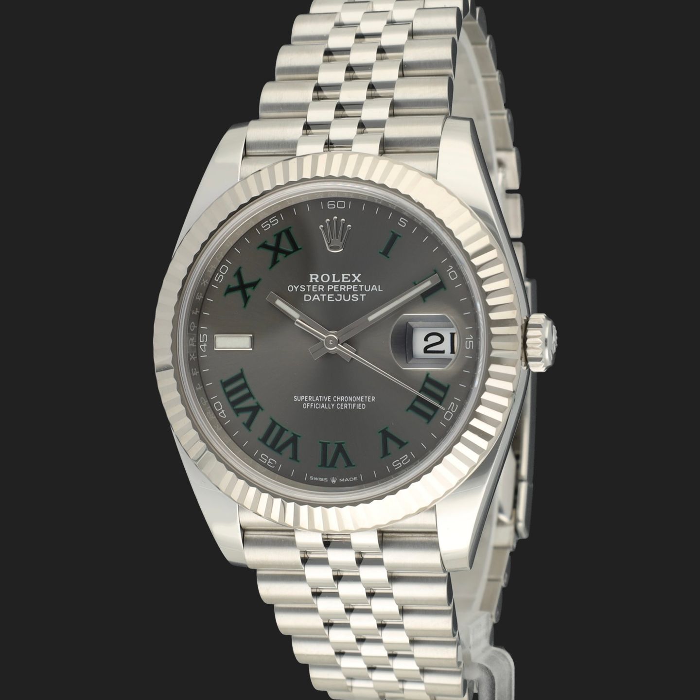 Rolex Datejust 41 126334 (2021) - Grey dial 41 mm Steel case (1/8)