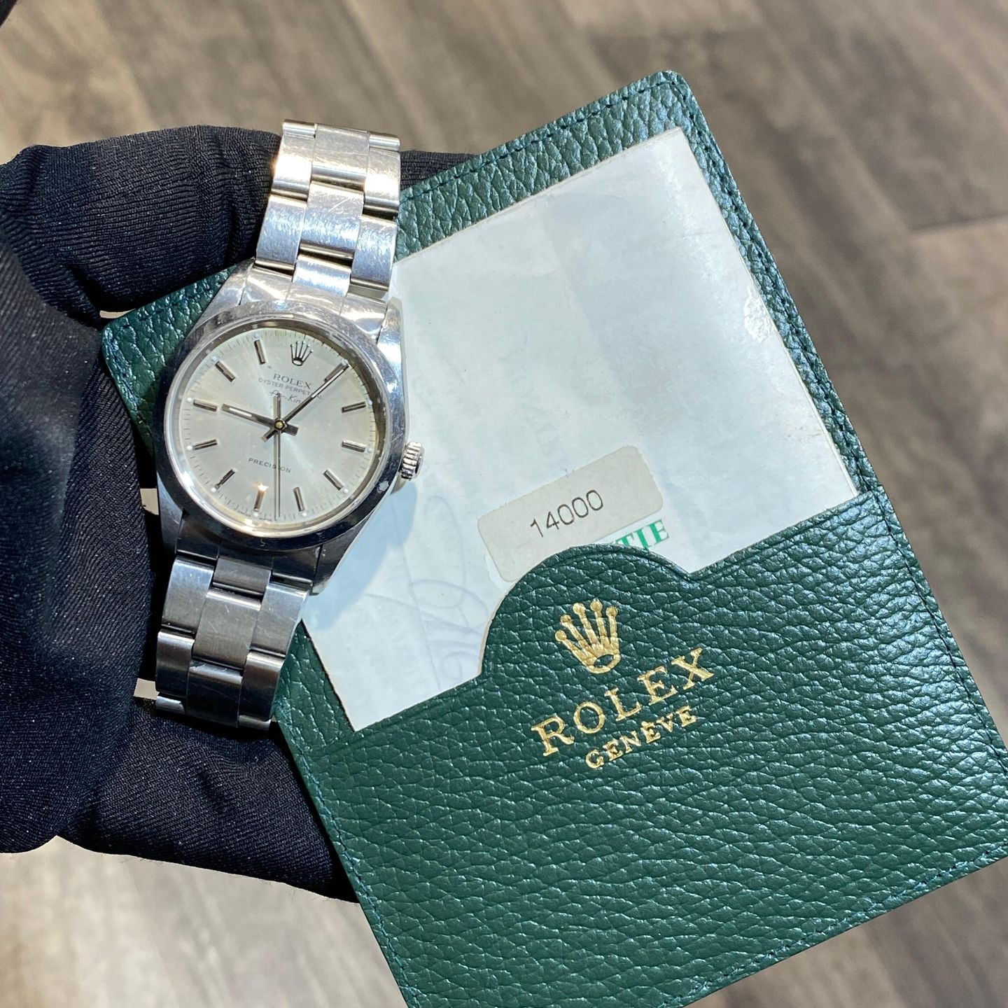 Rolex Air-King 14000 (Onbekend (willekeurig serienummer)) - Onbekend wijzerplaat 34mm Staal (1/1)