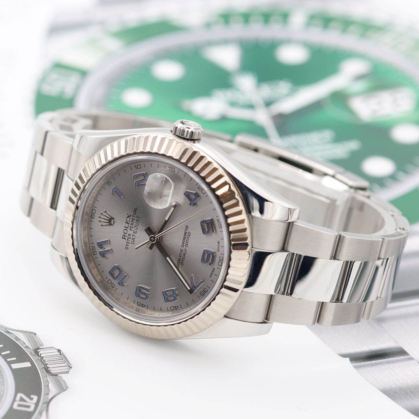Rolex Datejust II 116334 (Onbekend (willekeurig serienummer)) - 41mm Staal (8/8)
