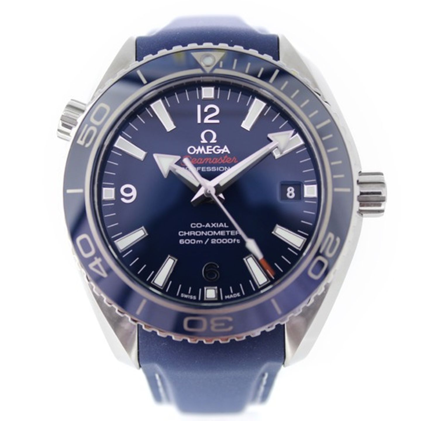 Omega Seamaster Planet Ocean 232.92.42.21.03.001 (2022) - Blue dial 42 mm Titanium case (2/7)