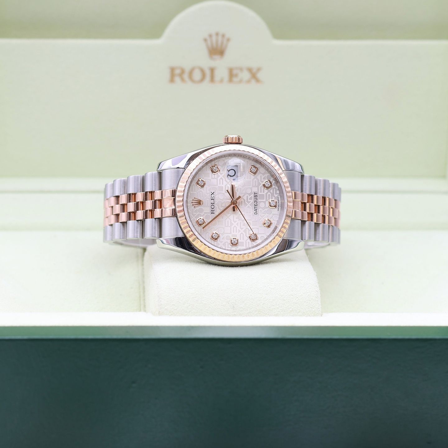 Rolex Datejust 36 116231 (Unknown (random serial)) - Silver dial 36 mm Gold/Steel case (7/8)
