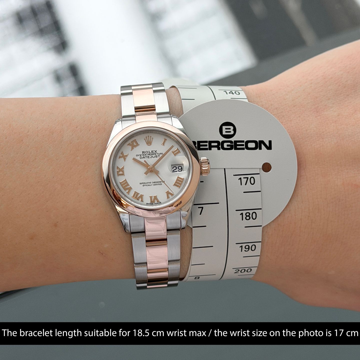 Rolex Lady-Datejust 279161 (2018) - Wit wijzerplaat 28mm Goud/Staal (2/8)