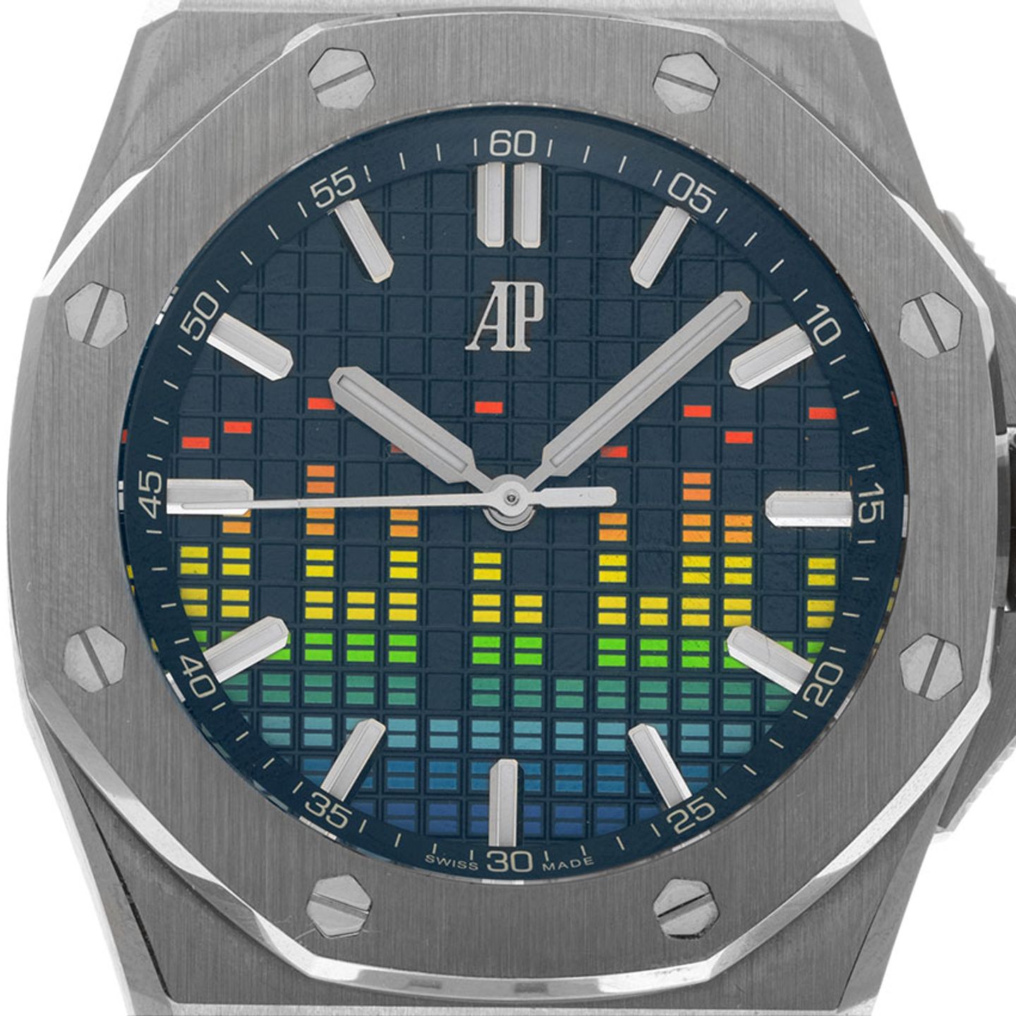Audemars Piguet Royal Oak Offshore 15600TI.OO.A343CA.01 (2022) - Blauw wijzerplaat 43mm Titanium (1/7)