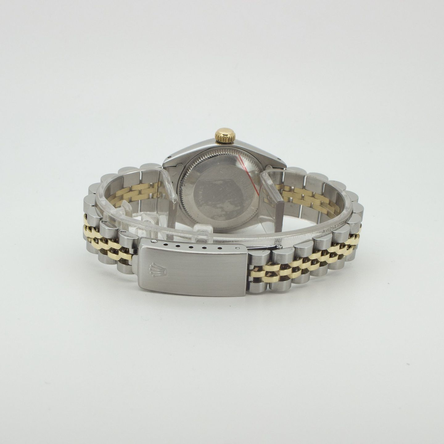 Rolex Lady-Datejust 6917 (Unknown (random serial)) - Beige dial 26 mm Gold/Steel case (8/8)