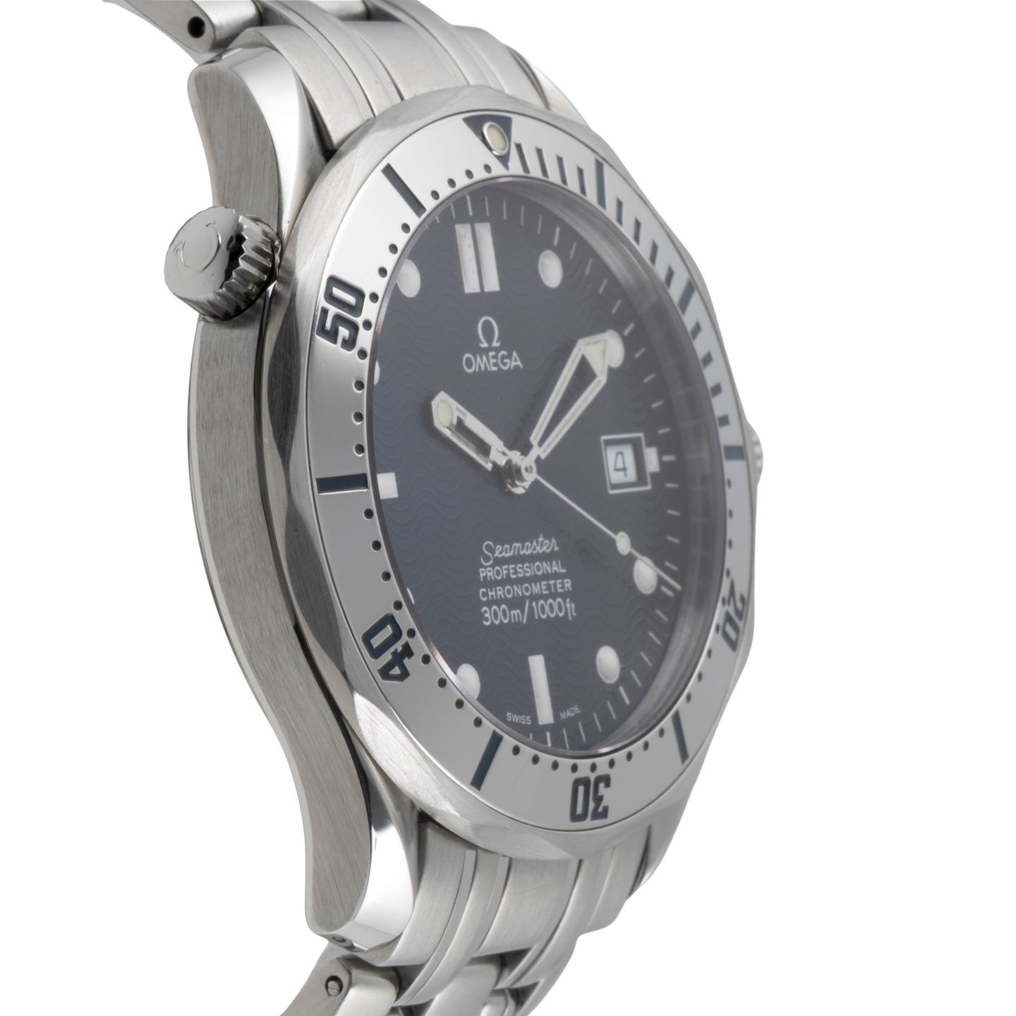 Omega Seamaster Diver 300 M 2532.80.00 (1999) - Blauw wijzerplaat 41mm Staal (7/8)