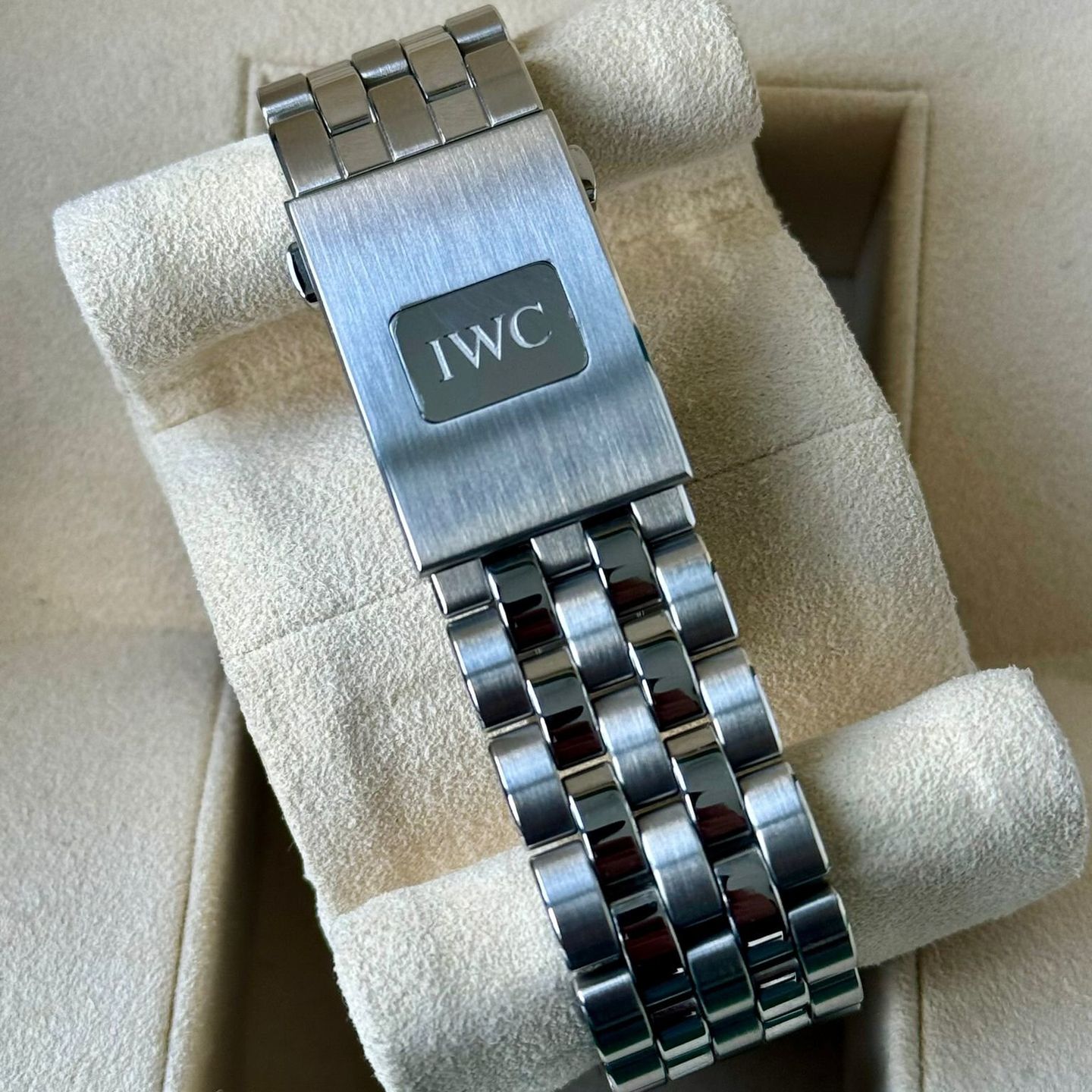 IWC Pilot Mark IW328204 (2024) - Blauw wijzerplaat 40mm Staal (6/7)